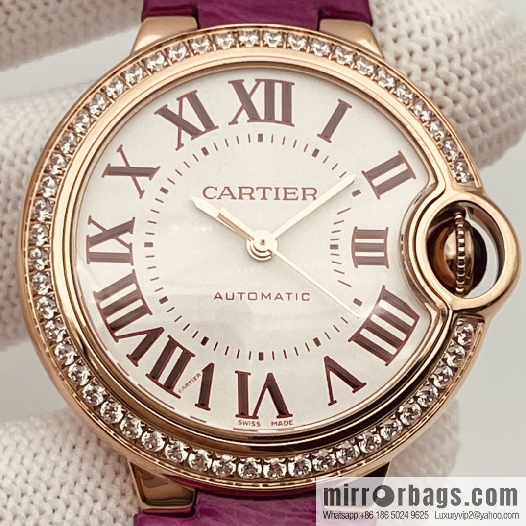 The latest exclusive Cartier Blue balloon 33mm and 36mm official website synchronization