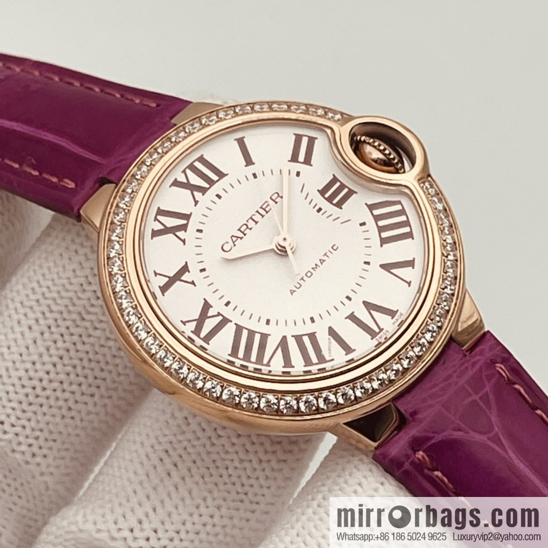 The latest exclusive Cartier Blue balloon 33mm and 36mm official website synchronization