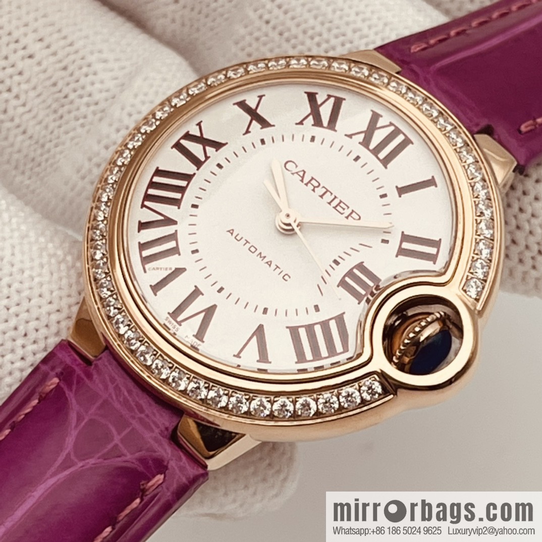 The latest exclusive Cartier Blue balloon 33mm and 36mm official website synchronization