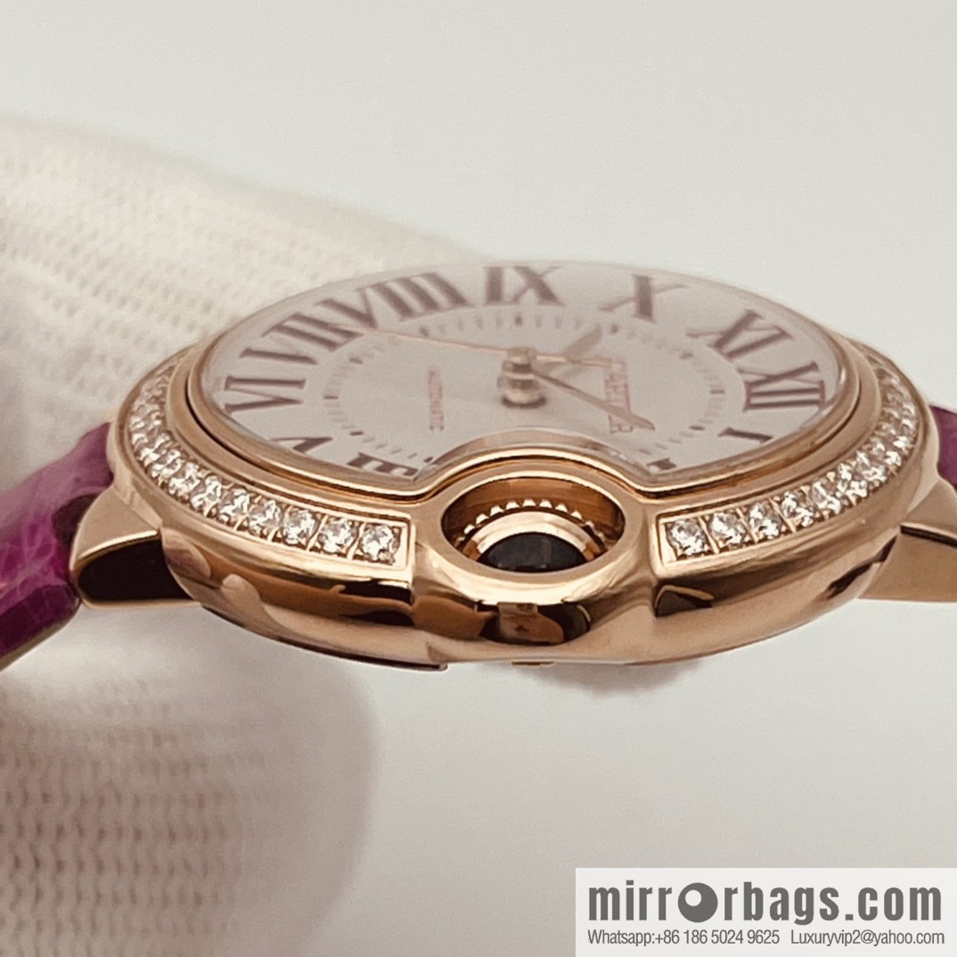 The latest exclusive Cartier Blue balloon 33mm and 36mm official website synchronization