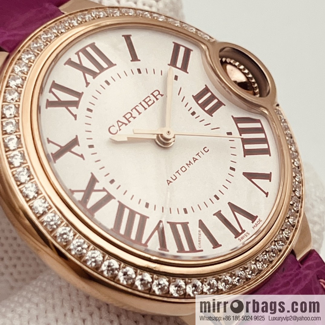 The latest exclusive Cartier Blue balloon 33mm and 36mm official website synchronization