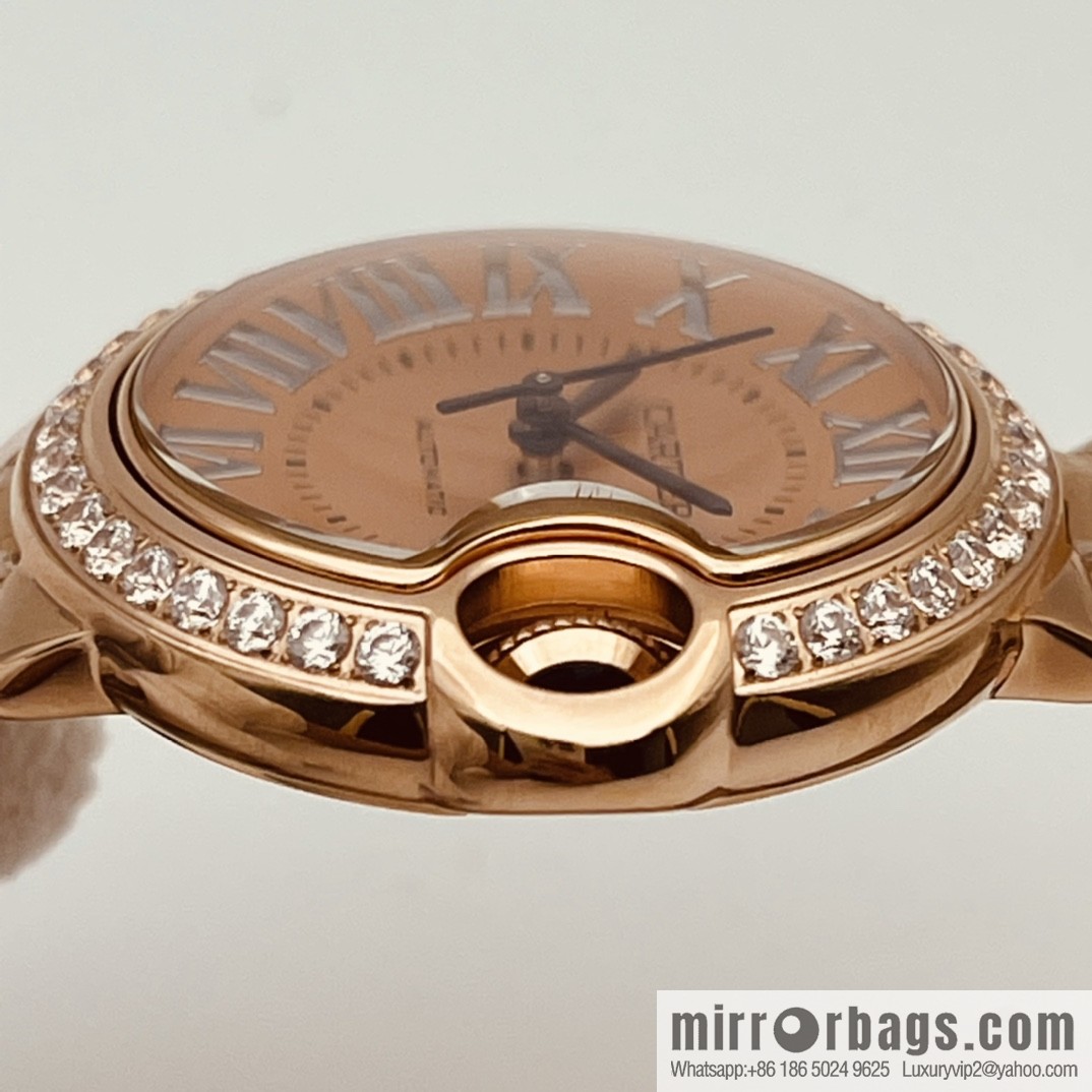 The latest exclusive Cartier Blue balloon 33mm and 36mm official website synchronization