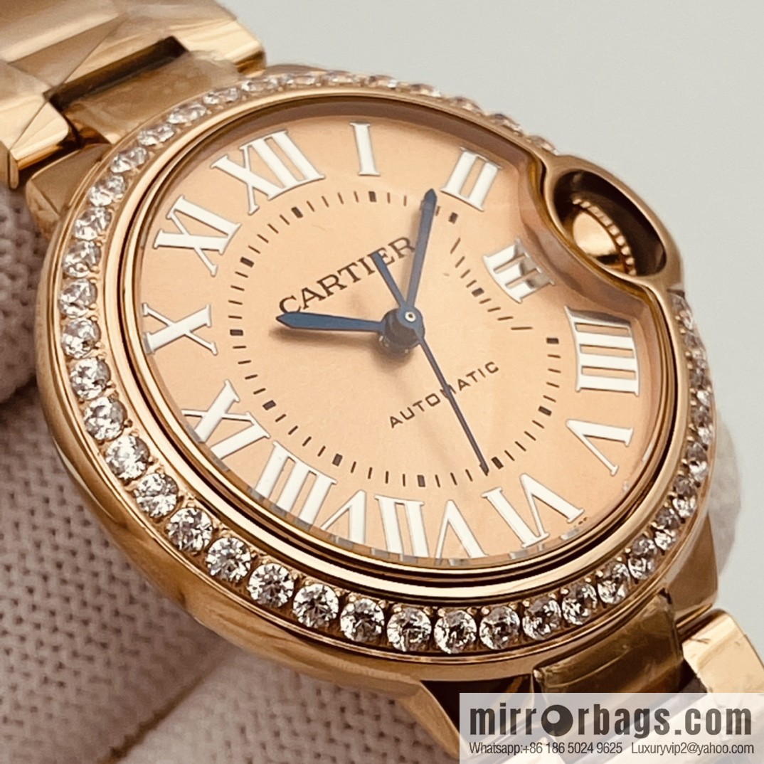 The latest exclusive Cartier Blue balloon 33mm and 36mm official website synchronization