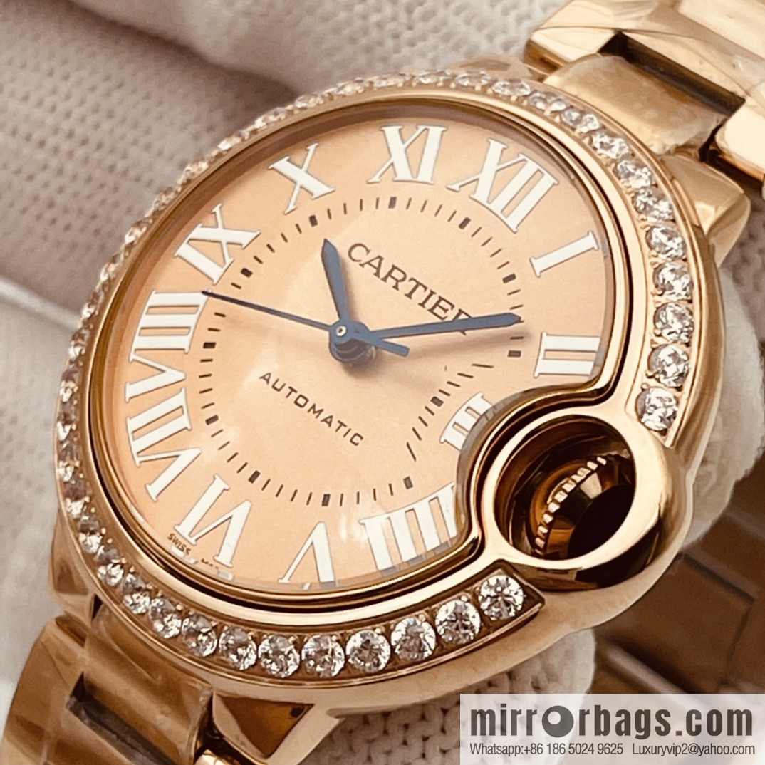 The latest exclusive Cartier Blue balloon 33mm and 36mm official website synchronization