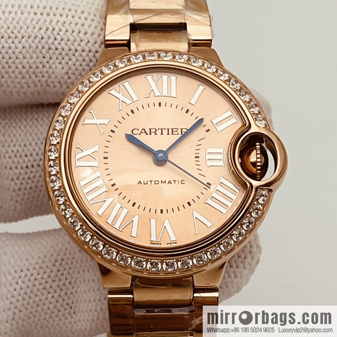 The latest exclusive Cartier Blue balloon 33mm and 36mm official website synchronization
