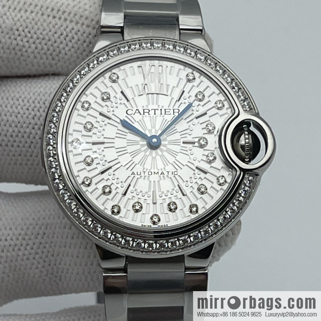 The latest exclusive Cartier Blue balloon 33mm and 36mm official website synchronization