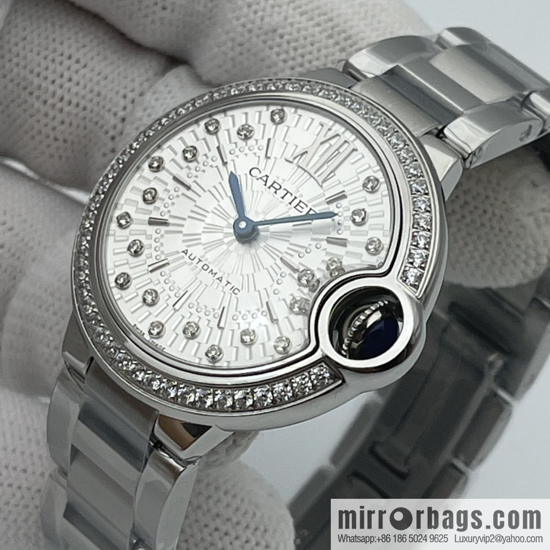 The latest exclusive Cartier Blue balloon 33mm and 36mm official website synchronization