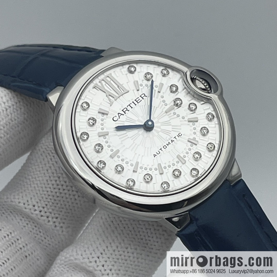 The latest exclusive Cartier Blue balloon 33mm and 36mm official website synchronization