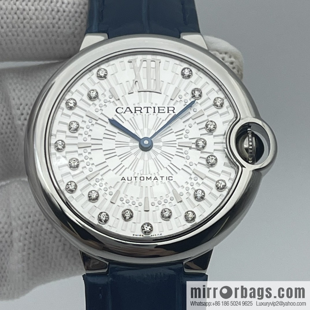 The latest exclusive Cartier Blue balloon 33mm and 36mm official website synchronization