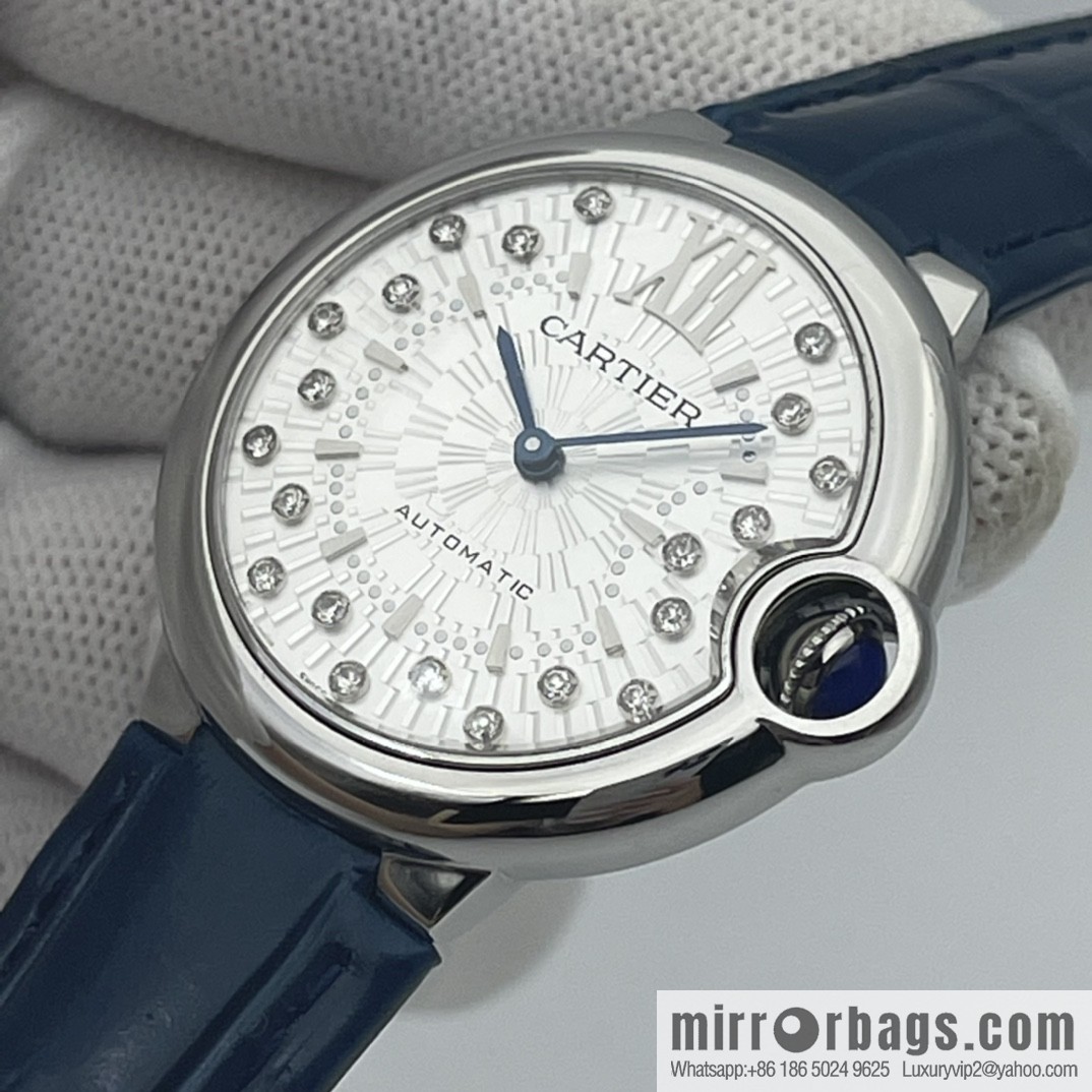 The latest exclusive Cartier Blue balloon 33mm and 36mm official website synchronization