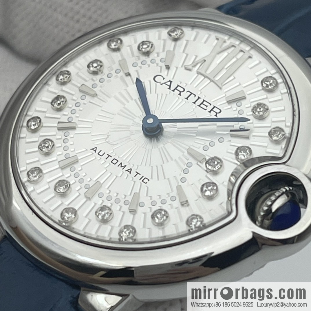 The latest exclusive Cartier Blue balloon 33mm and 36mm official website synchronization
