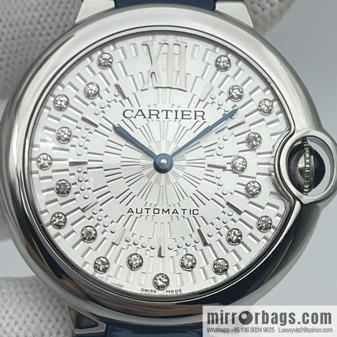 The latest exclusive Cartier Blue balloon 33mm and 36mm official website synchronization