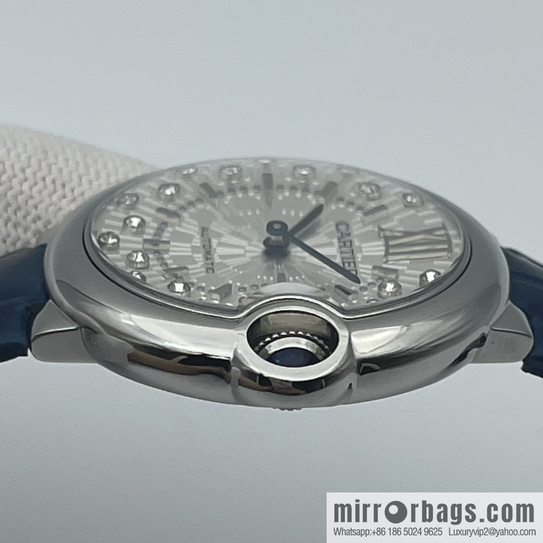 The latest exclusive Cartier Blue balloon 33mm and 36mm official website synchronization