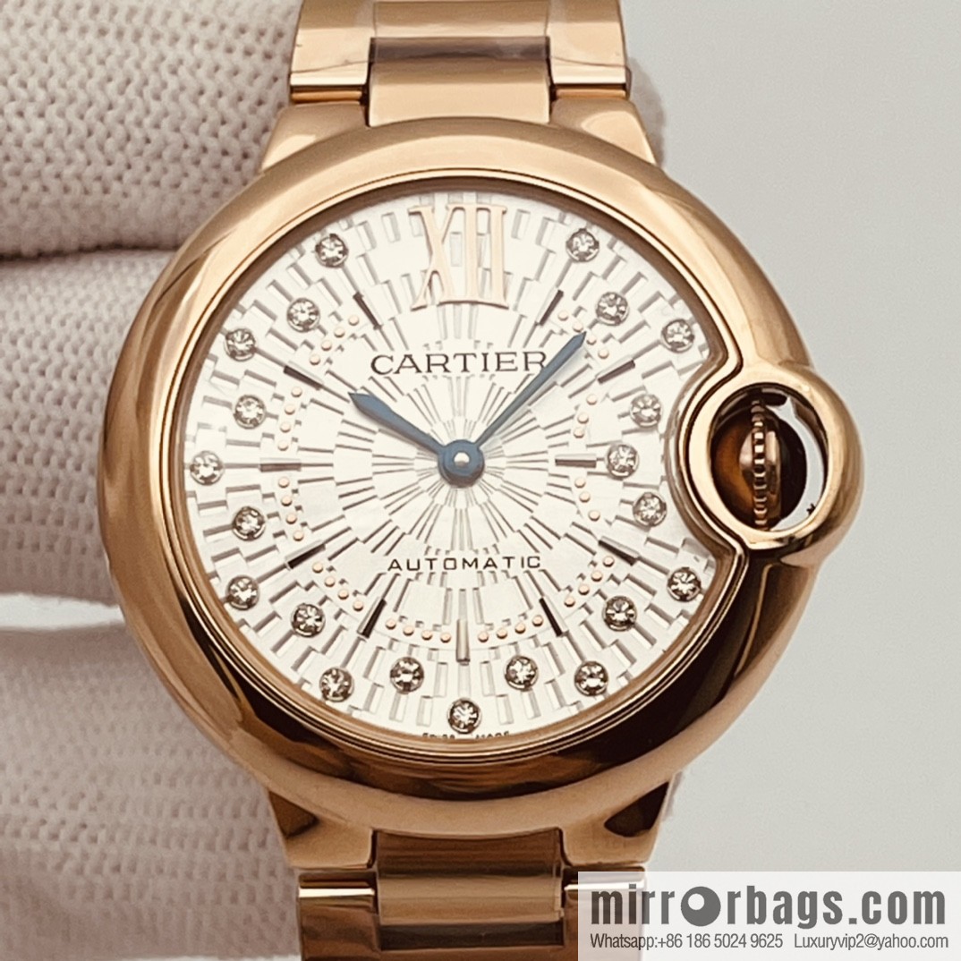 The latest exclusive Cartier Blue balloon 33mm and 36mm official website synchronization