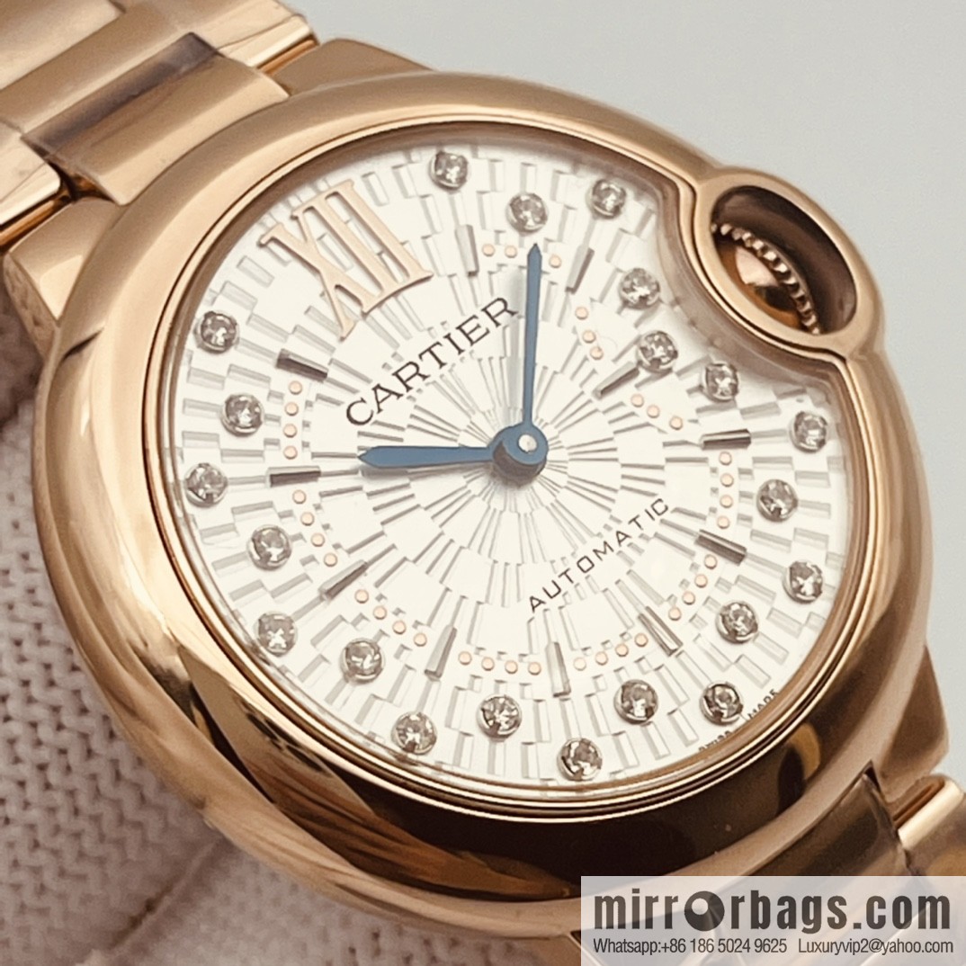 The latest exclusive Cartier Blue balloon 33mm and 36mm official website synchronization