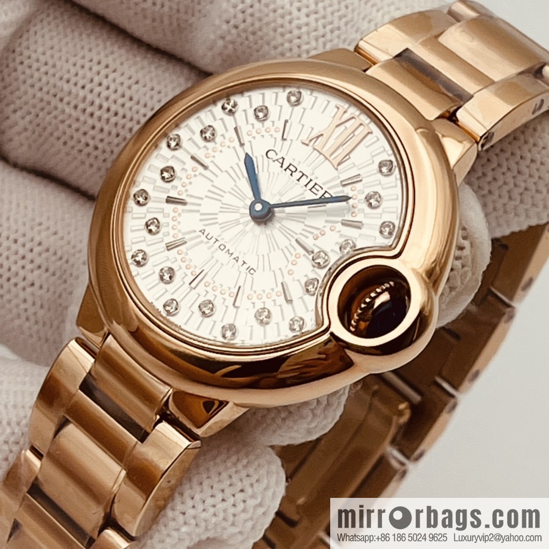 The latest exclusive Cartier Blue balloon 33mm and 36mm official website synchronization