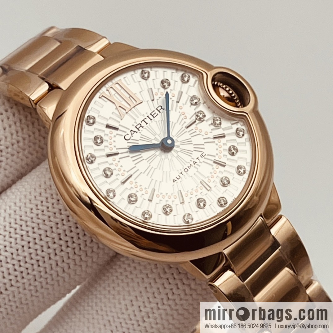 The latest exclusive Cartier Blue balloon 33mm and 36mm official website synchronization