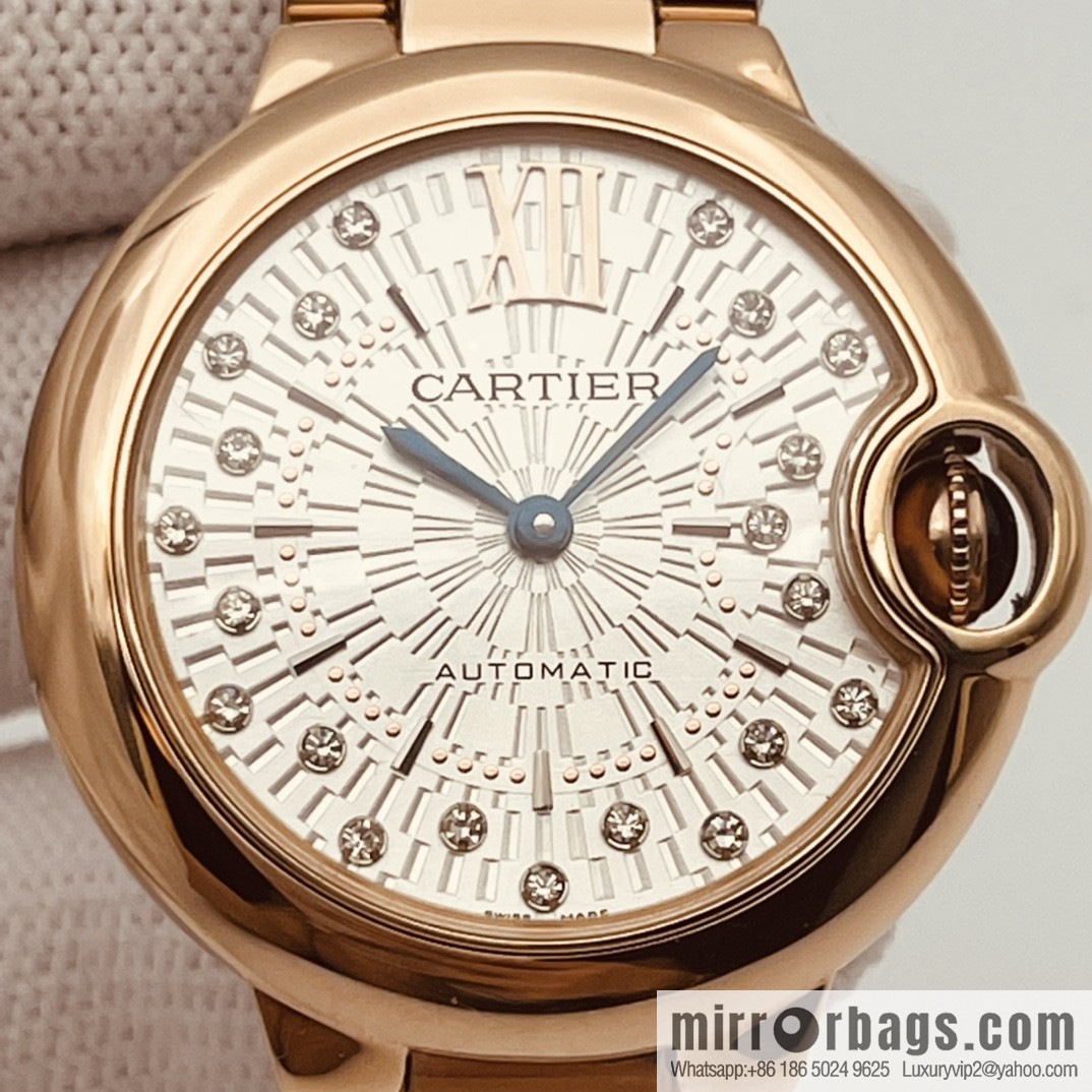 The latest exclusive Cartier Blue balloon 33mm and 36mm official website synchronization