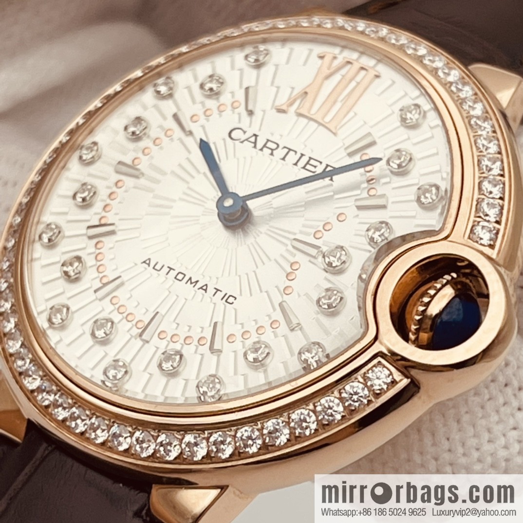 The latest exclusive Cartier Blue balloon 33mm and 36mm official website synchronization
