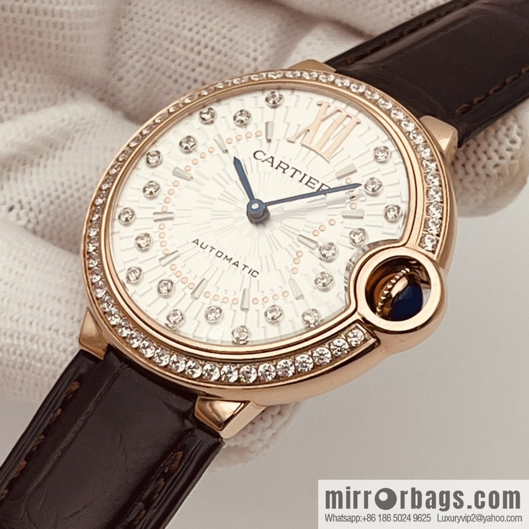 The latest exclusive Cartier Blue balloon 33mm and 36mm official website synchronization