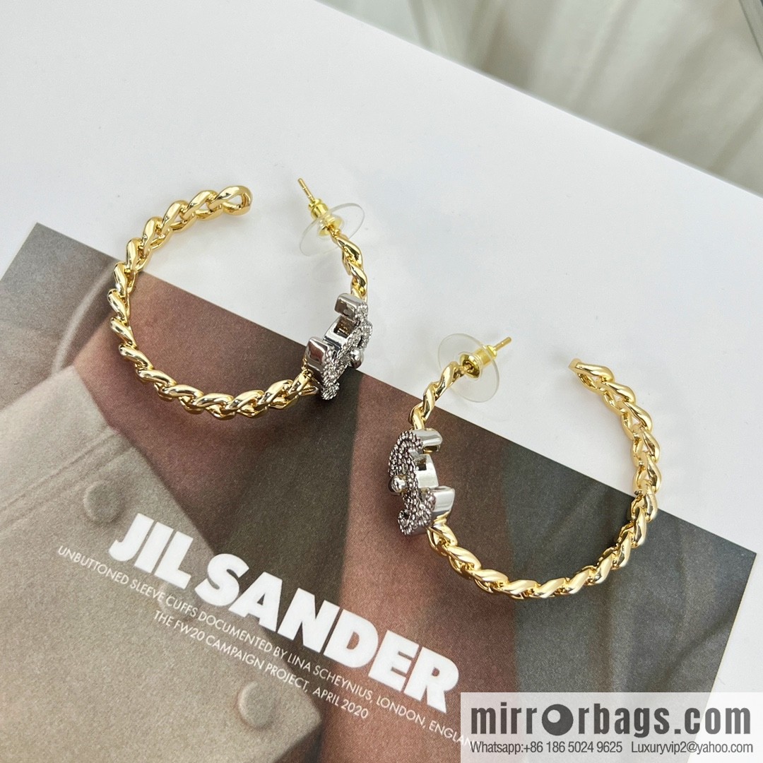 New ☑️ CHANEL Chanel double c full diamond stud earrings