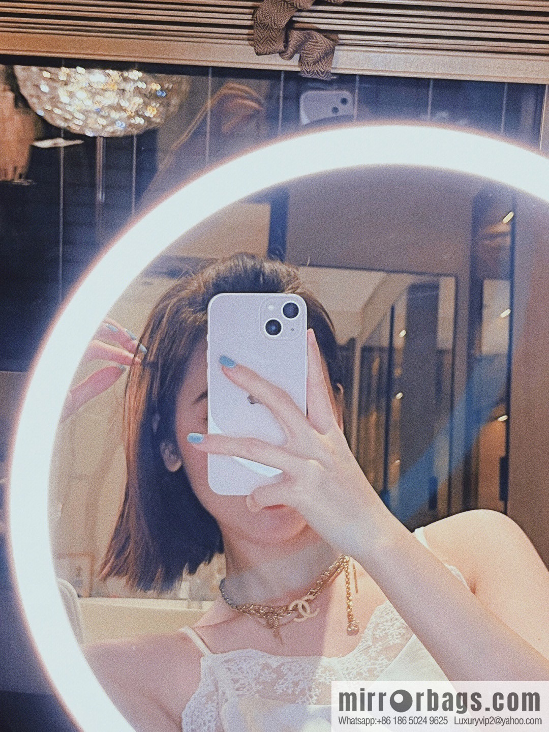 New ☑️ CHANEL Chanel double c fringe necklace