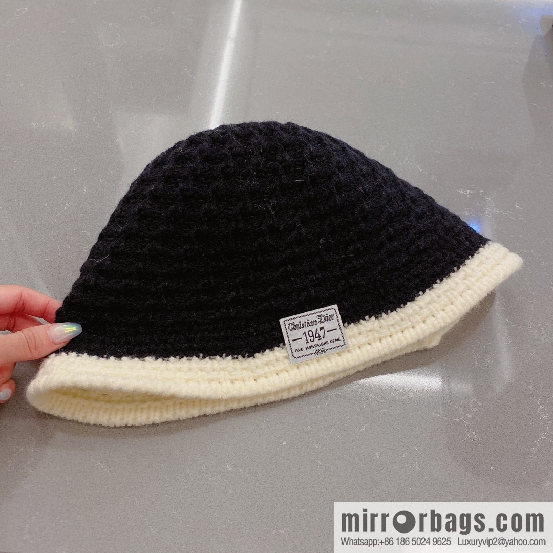 Dior 2022 autumn and winter new wool bucket hat