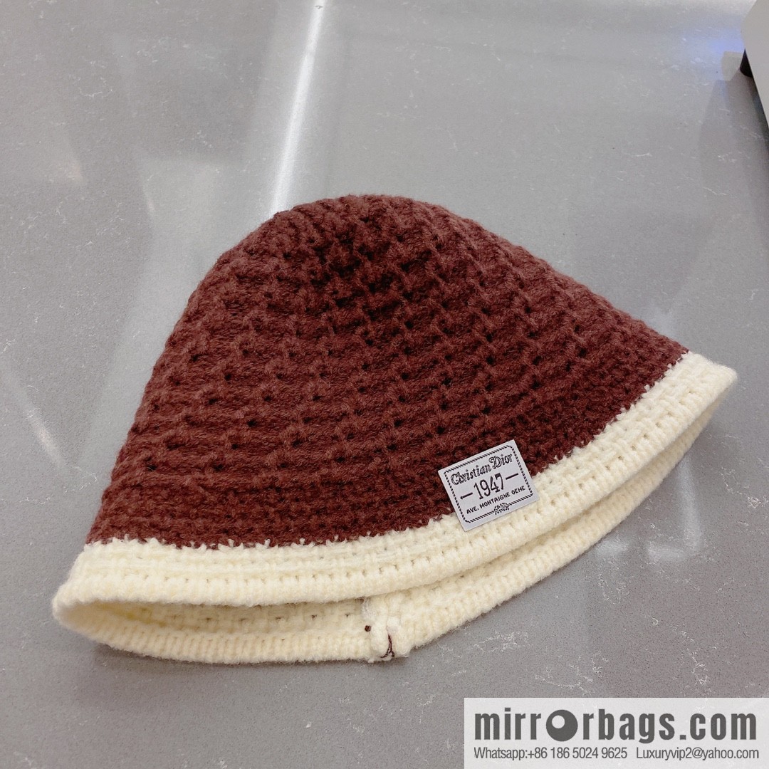 Dior 2022 autumn and winter new wool bucket hat