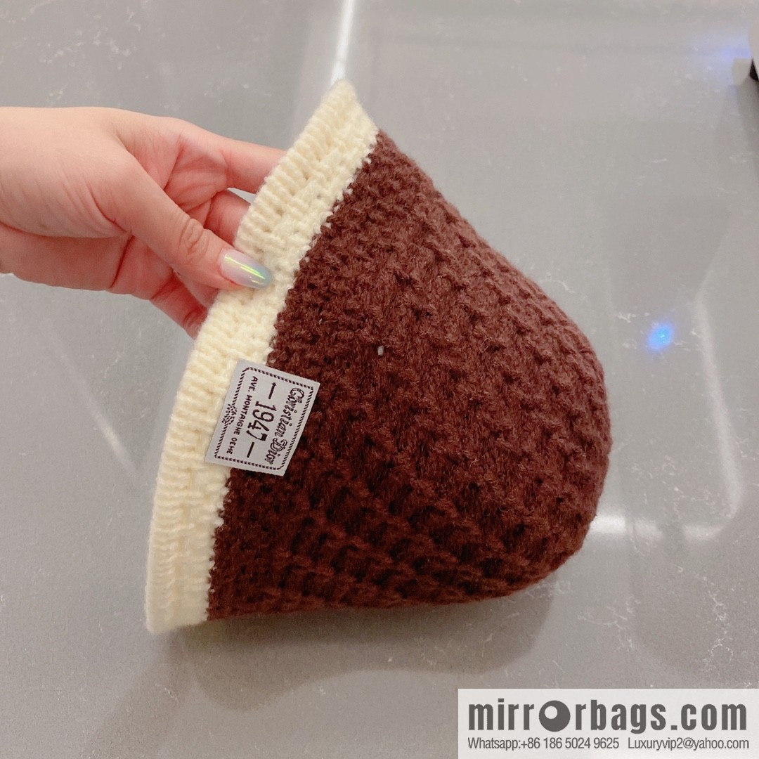 Dior 2022 autumn and winter new wool bucket hat