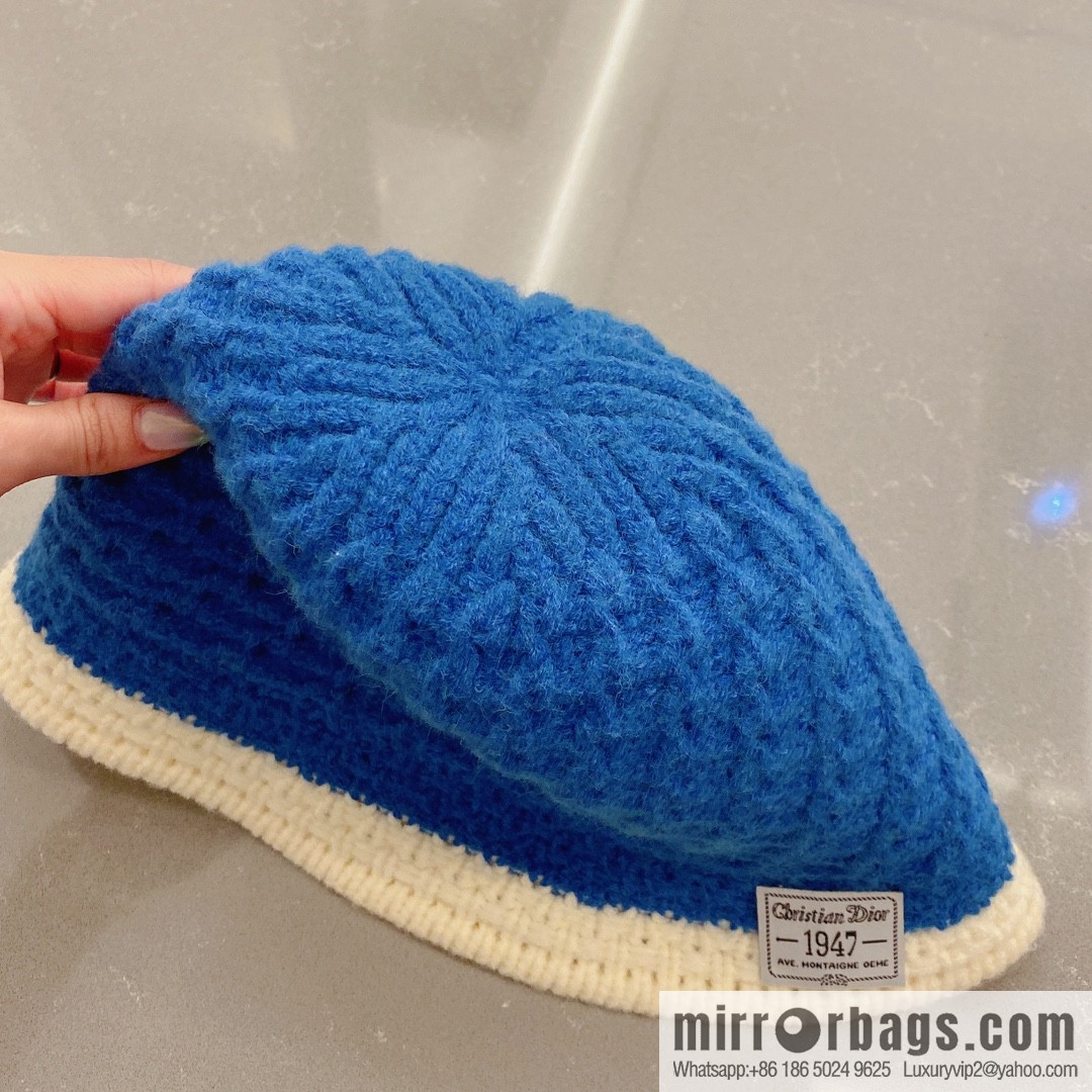 Dior 2022 autumn and winter new wool bucket hat