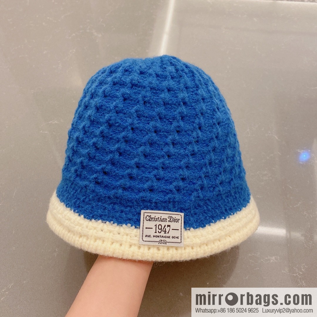 Dior 2022 autumn and winter new wool bucket hat