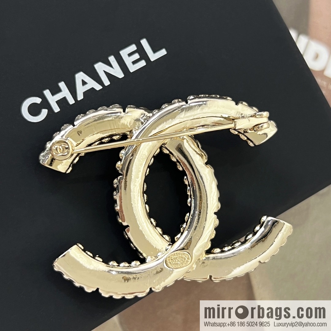 New ☑️ Chanel double c full diamond brooch