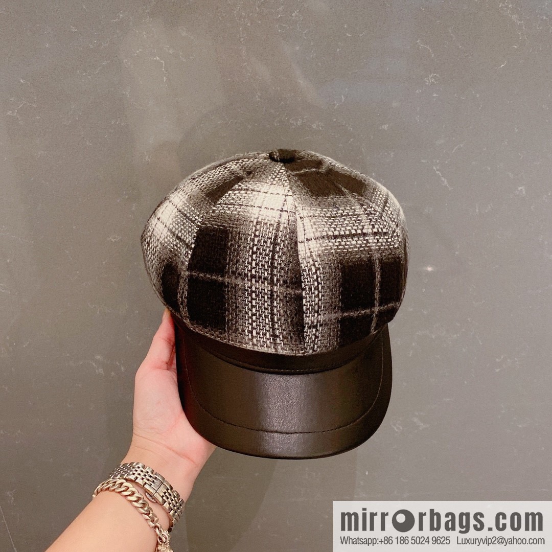 Burberry 2022 autumn and winter new octagonal cap