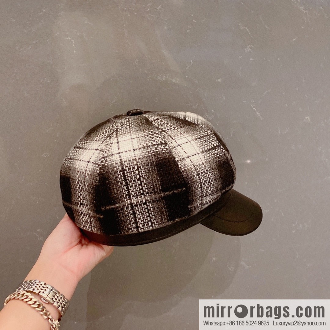 Burberry 2022 autumn and winter new octagonal cap