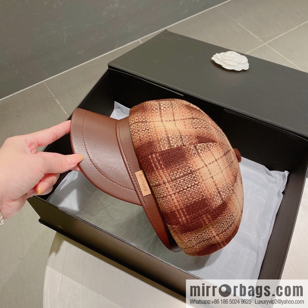 Burberry 2022 autumn and winter new octagonal cap