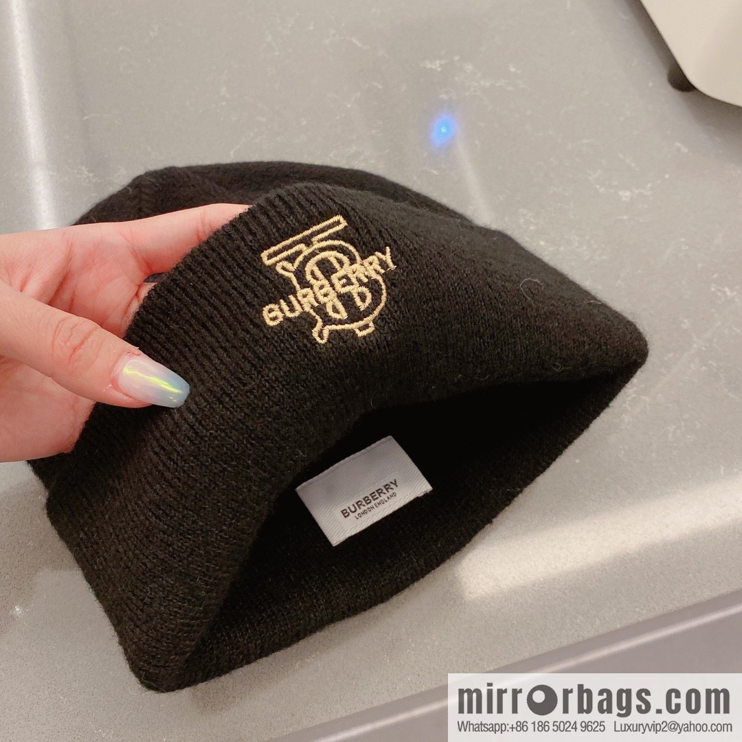 Burberry 2022 autumn and winter new wool knitted hat