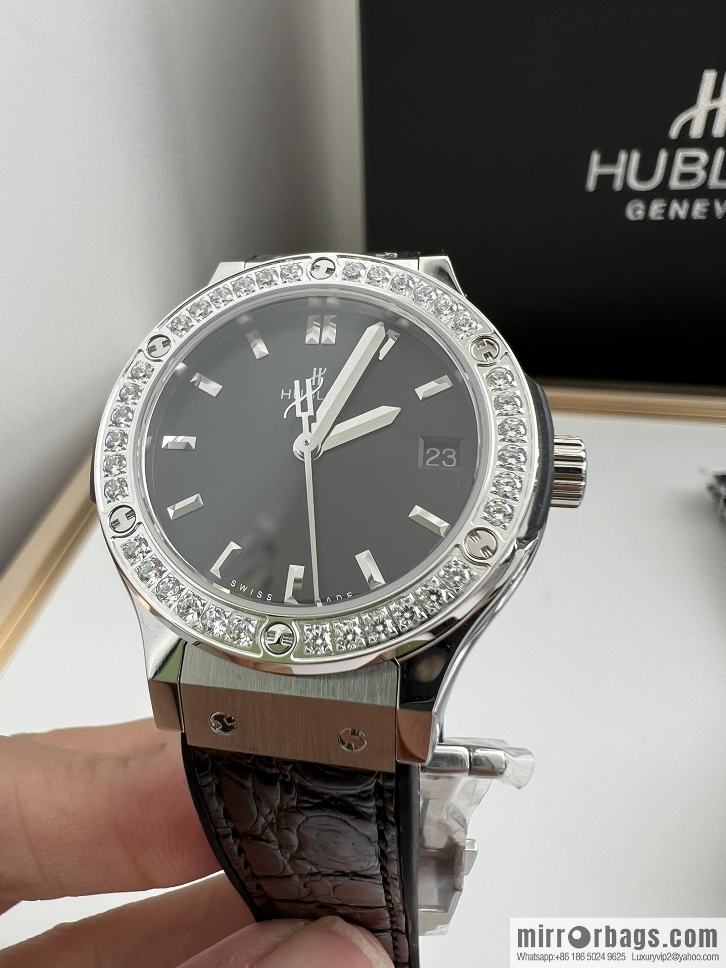 Hublot HUBLOT newly upgraded, Hengbao Swiss imported quartz movement women's watch