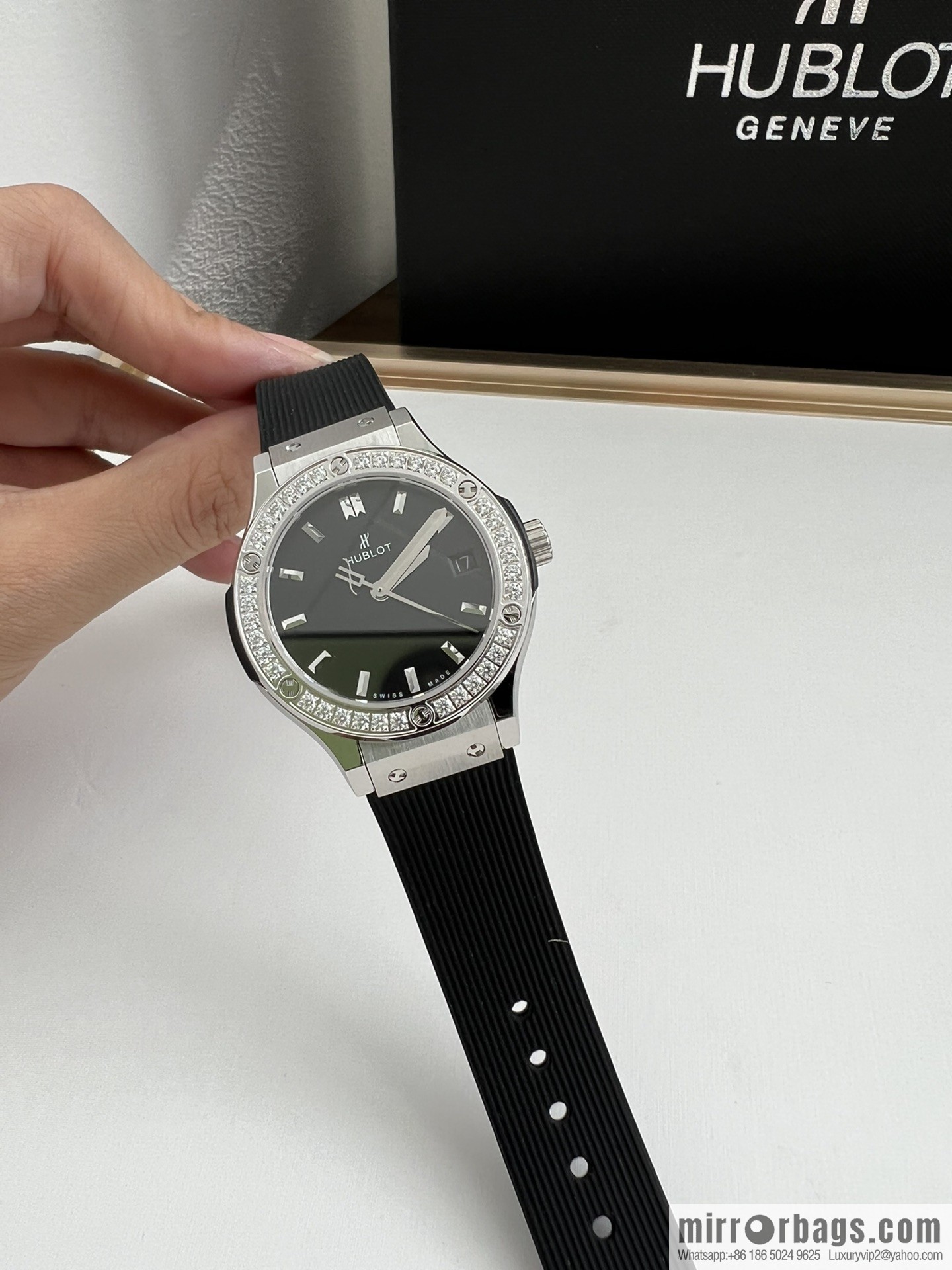 Hublot HUBLOT newly upgraded, Hengbao Swiss imported quartz movement women's watch