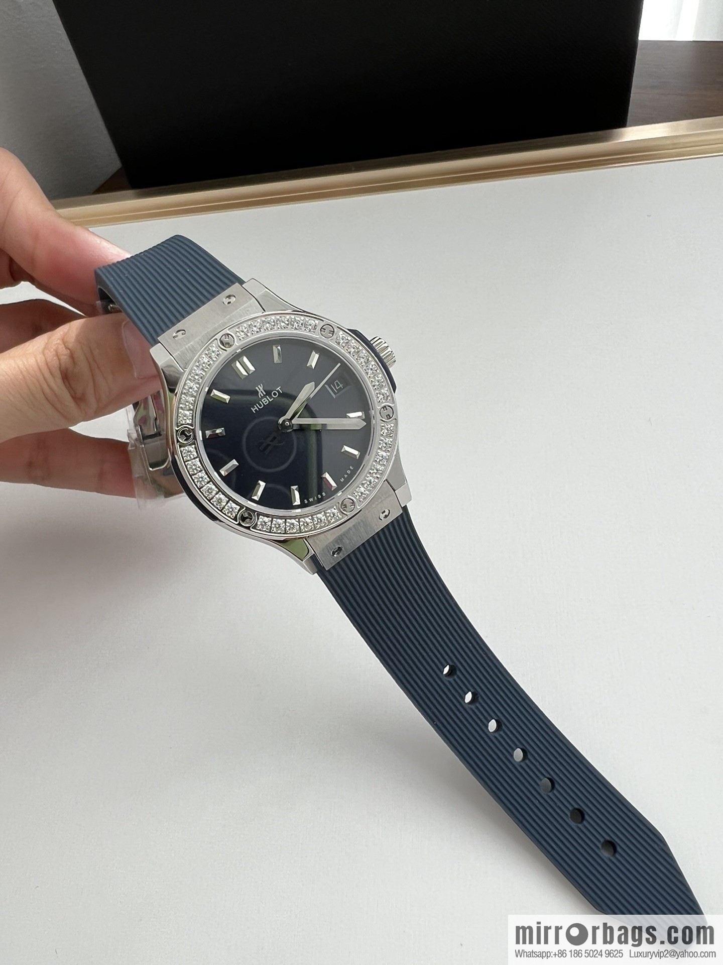 Hublot HUBLOT newly upgraded, Hengbao Swiss imported quartz movement women's watch