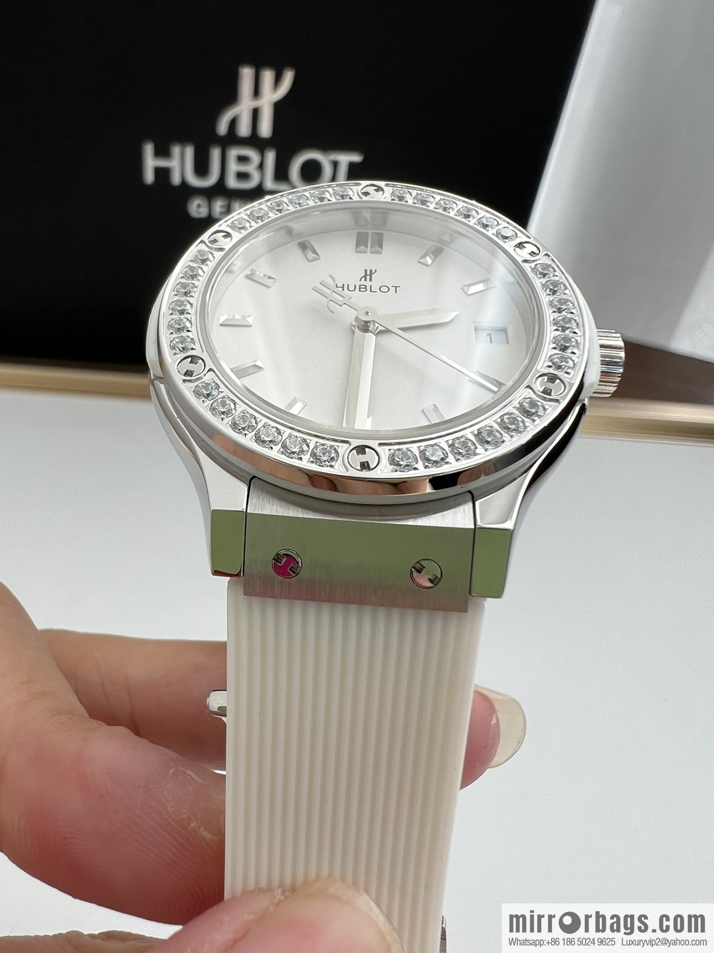 Hublot HUBLOT newly upgraded, Hengbao Swiss imported quartz movement women's watch