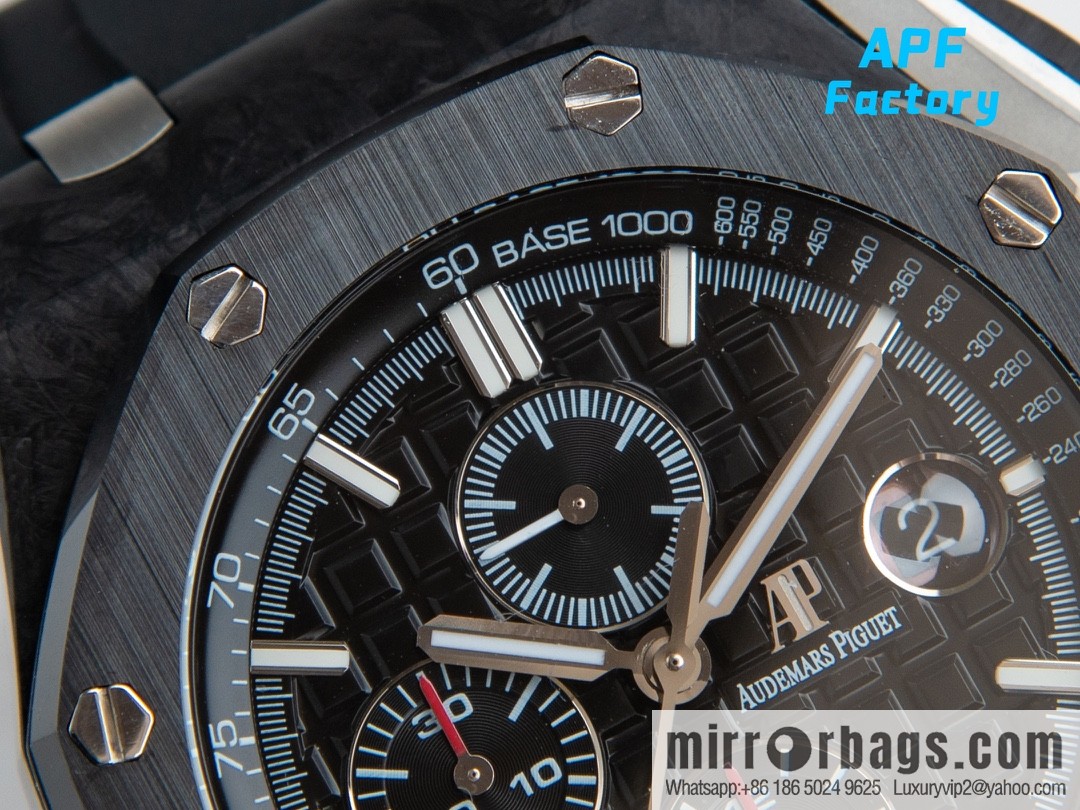APF Factory Audemars Piguet Royal Oak Offshore Original 3126 Chronograph Movement 26400 Forged Carbon Brazing Chronograph