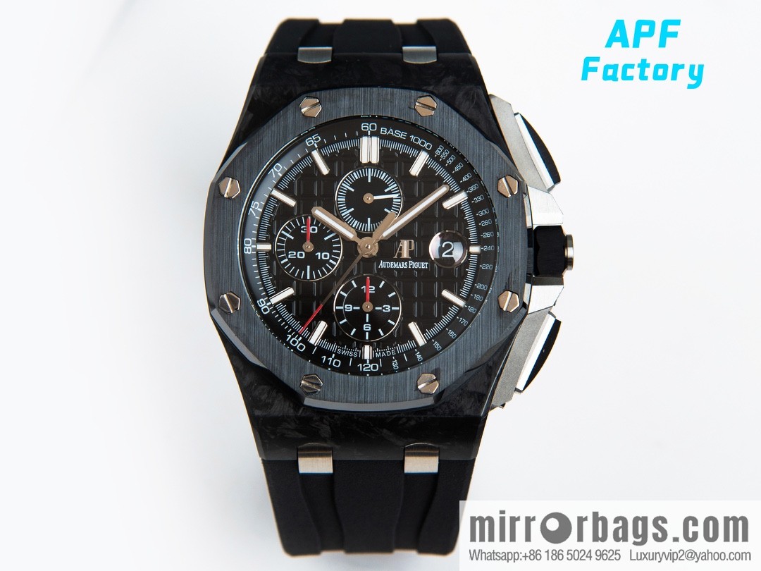 APF Factory Audemars Piguet Royal Oak Offshore Original 3126 Chronograph Movement 26400 Forged Carbon Brazing Chronograph