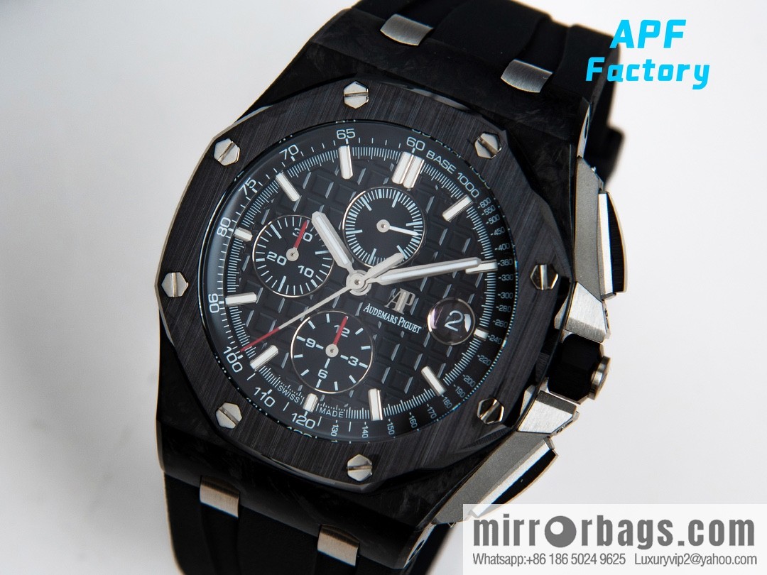 APF Factory Audemars Piguet Royal Oak Offshore Original 3126 Chronograph Movement 26400 Forged Carbon Brazing Chronograph