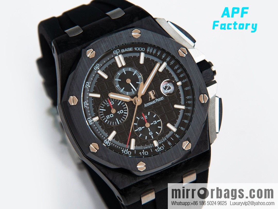 APF Factory Audemars Piguet Royal Oak Offshore Original 3126 Chronograph Movement 26400 Forged Carbon Brazing Chronograph