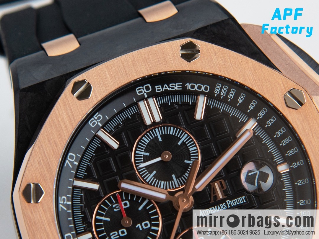 APF Factory Audemars Piguet Royal Oak Offshore Original 3126 Chronograph Movement 26400 Forged Carbon Brazing Chronograph