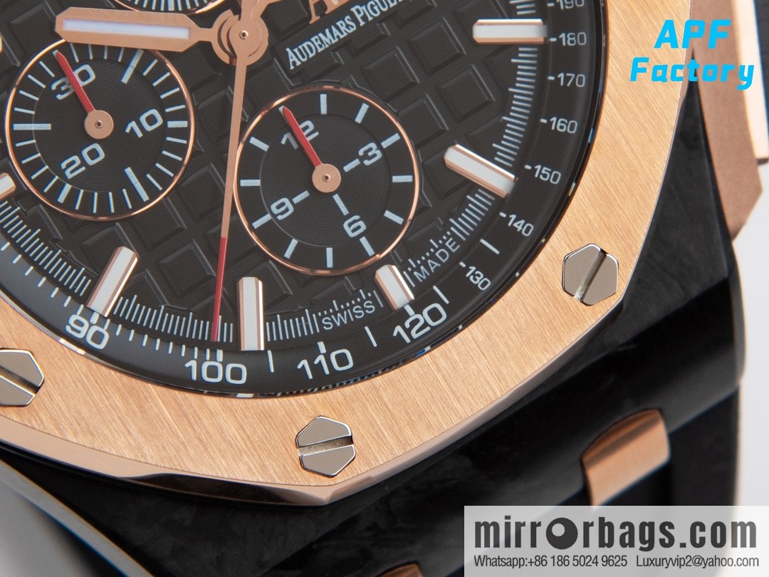 APF Factory Audemars Piguet Royal Oak Offshore Original 3126 Chronograph Movement 26400 Forged Carbon Brazing Chronograph
