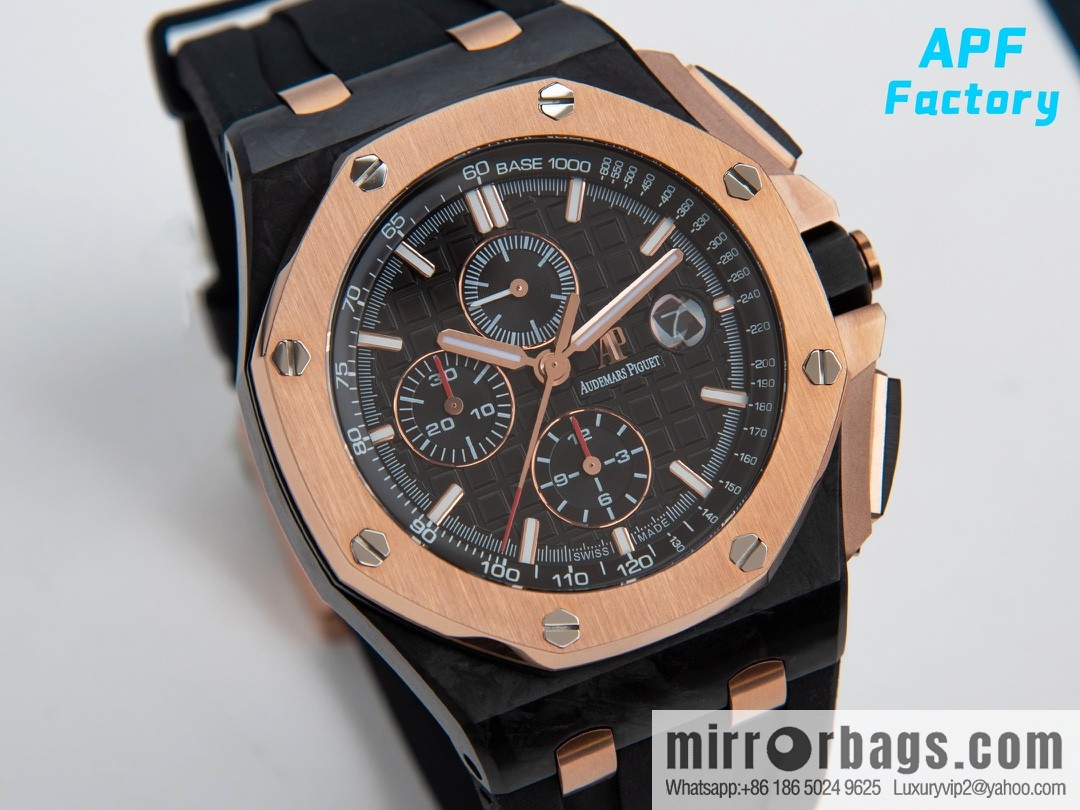 APF Factory Audemars Piguet Royal Oak Offshore Original 3126 Chronograph Movement 26400 Forged Carbon Brazing Chronograph
