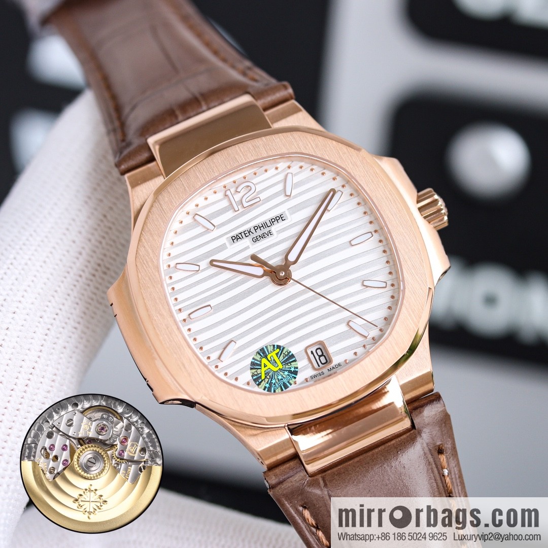 Patek Philippe Sports Elegant Nautilus Belt Women's Watch PP7118 Customized Edition 9015 Machine Modified Cal.324sc Automatic Movement