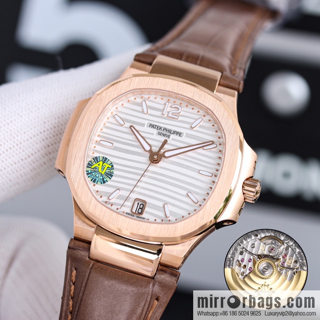 Patek Philippe Sports Elegant Nautilus Belt Women's Watch PP7118 Customized Edition 9015 Machine Modified Cal.324sc Automatic Movement