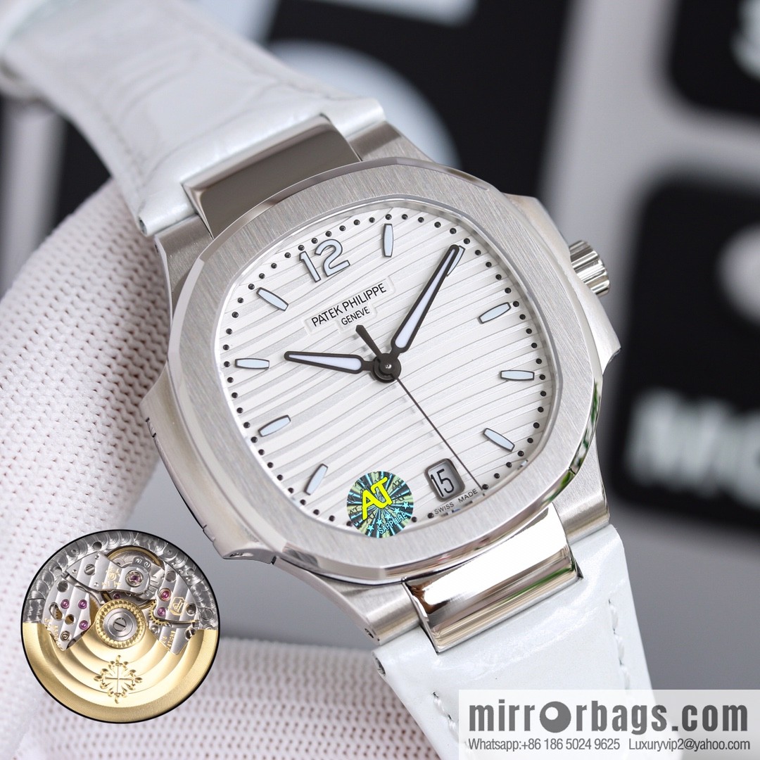 Patek Philippe Sports Elegant Nautilus Belt Women's Watch PP7118 Customized Edition 9015 Machine Modified Cal.324sc Automatic Movement